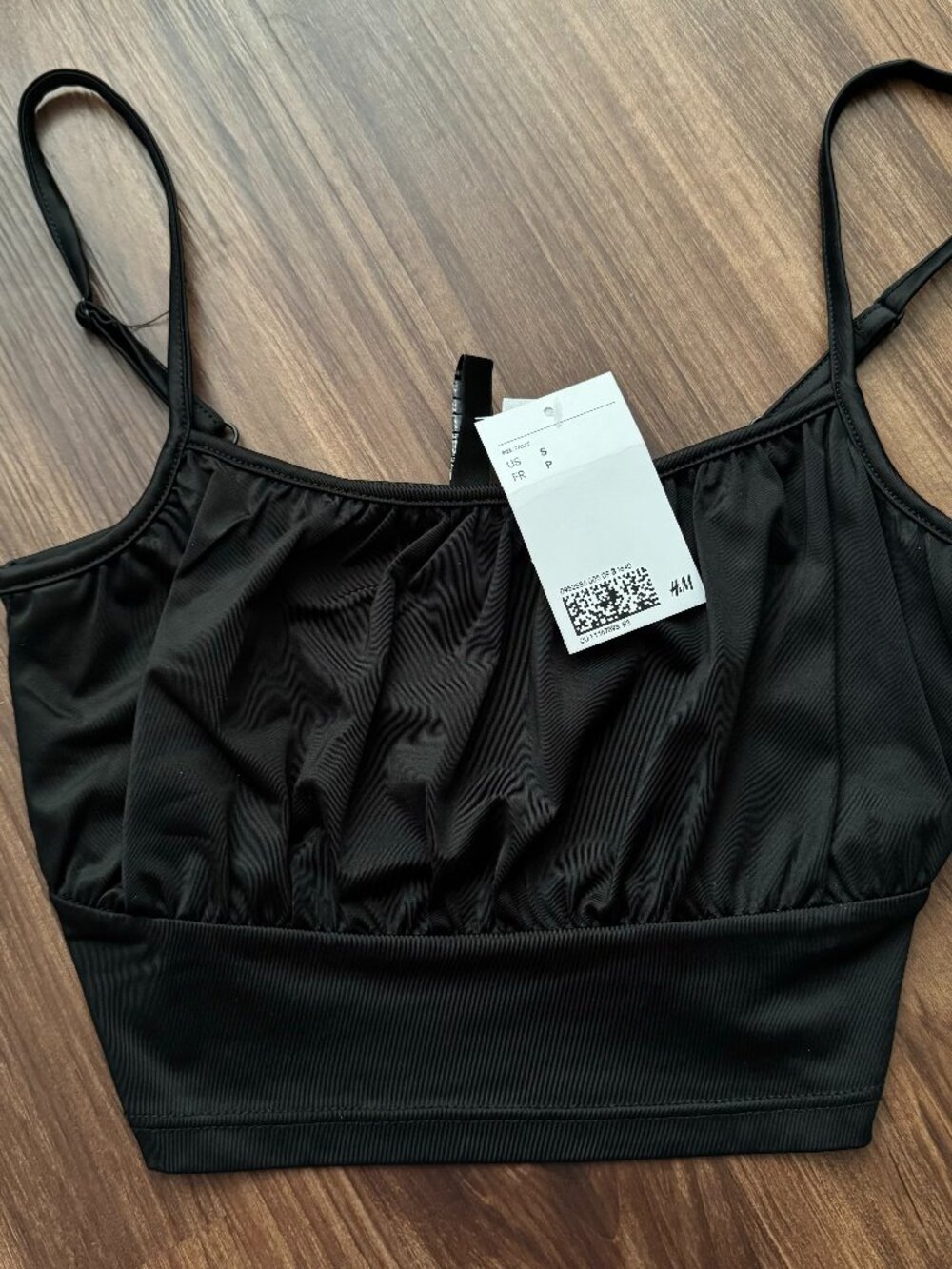 New With Tags H&M Black Crop Tank Top